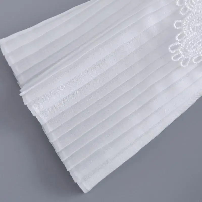 

Вышивка цветочные кружевные рукава рукавовые манжеты на запястье крышки