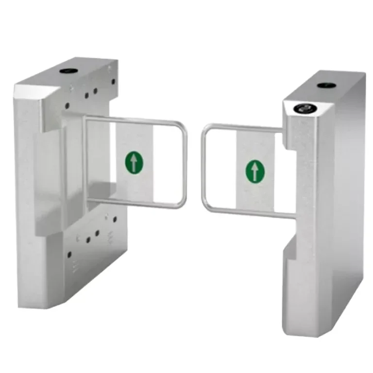 gate for supermarkets Luxury entrance high-speed revolving door guardrail high security face recognition access control system