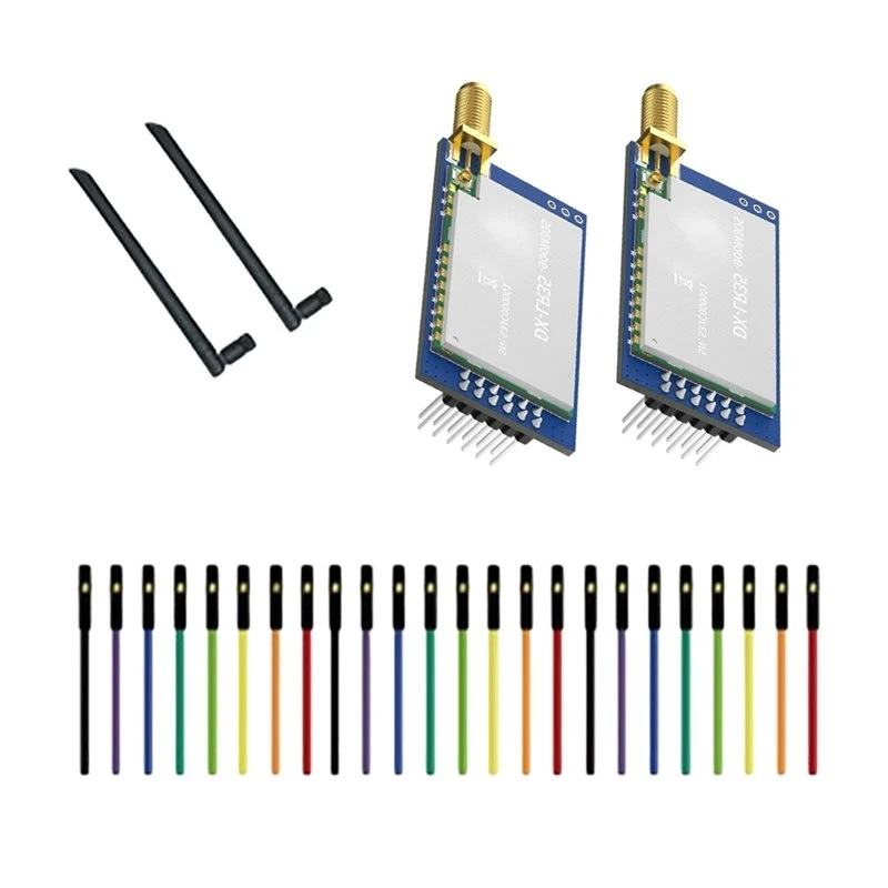 A97I-LR35-900M30SP SX1262 Lora Module 850Mhz-930Mhz 2PCS 30Dbm 10KM Long Range Wireless Lora RF Modules With Antennas