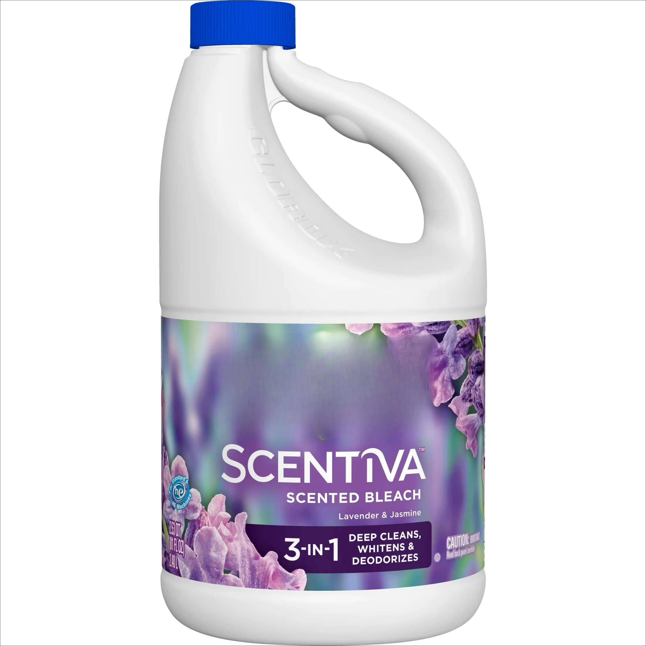 Scentiva Scented Bleach, Disinfecting Cleaner, Lavender and Jasmine, 81 fl oz