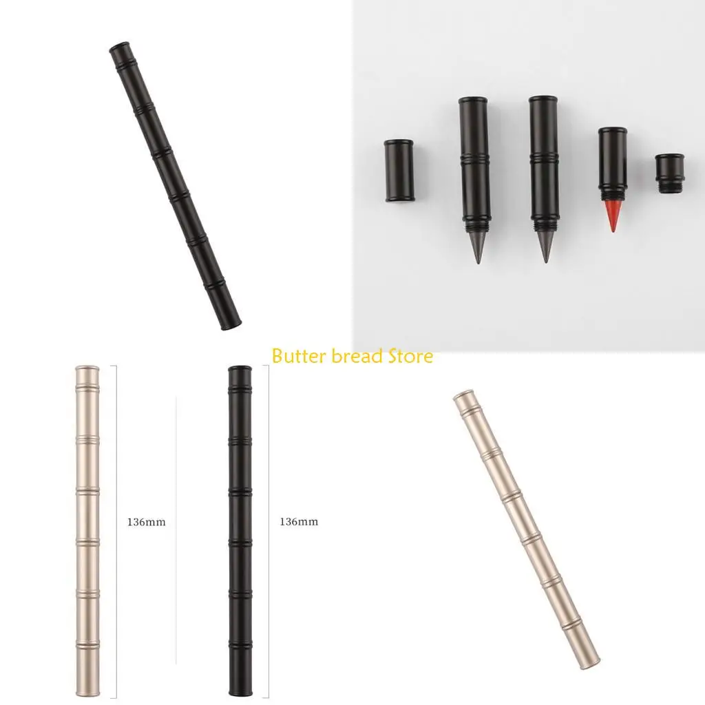 W89C Everlasting Pencil Refillable Inkless Pen with Replacement Pen Nibs