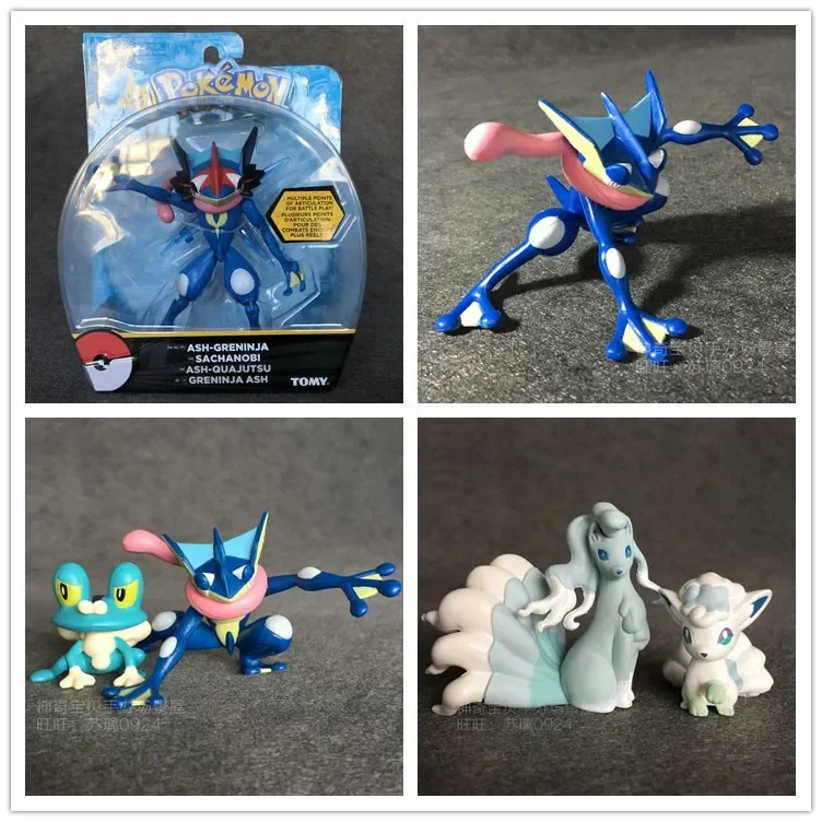 Ręcznie robiona figurka Greninja Froakie Gotowa figurka Nie ma potrzeby montażu To samodzielnie FIGURE TOYS