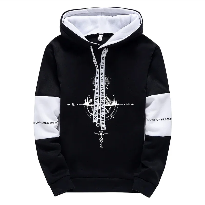 New Autumn Winter Men's Tracksuit Fashion Casual Hooded Sweatshirts Outdoors Sports Jogging Clothing Daily Single Hoodie Pants view 5