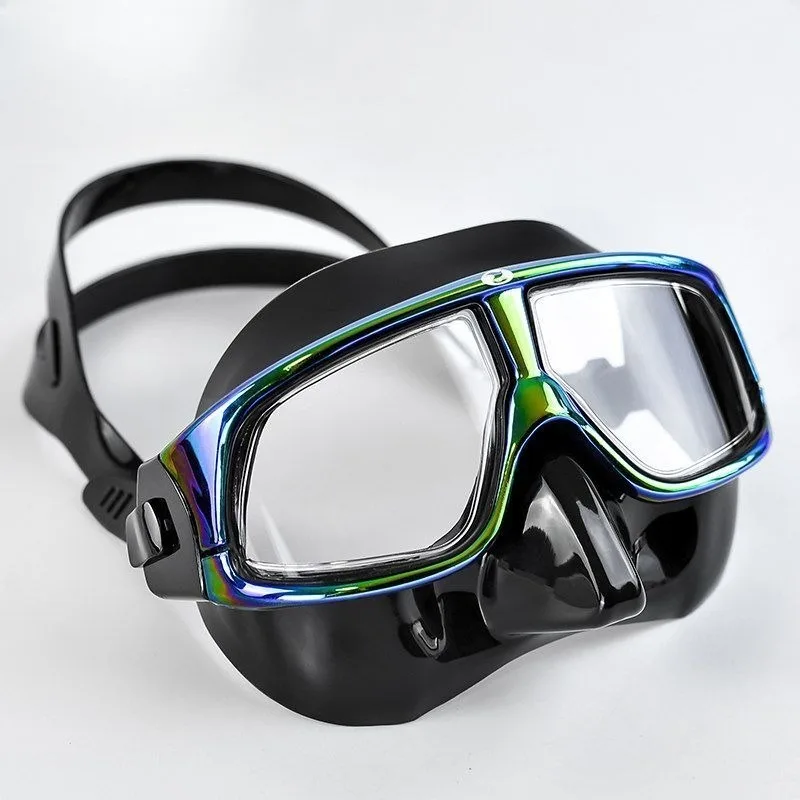 Myopia Free Diving Mask Ultra Light Comfort Soft Silicone Transparent Underwater Diving Goggles