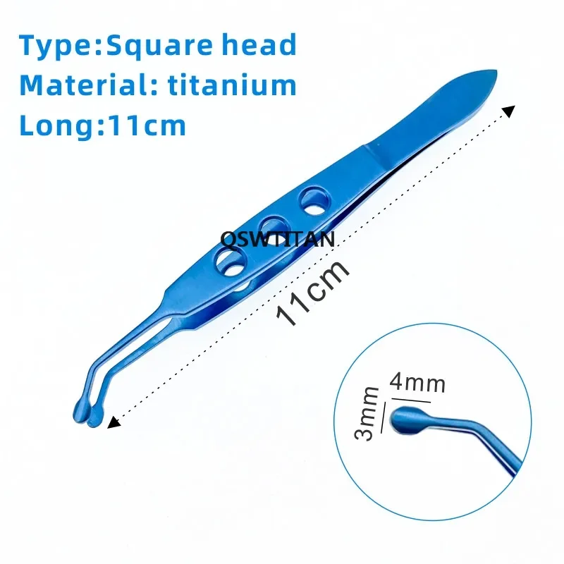 Ophthalmic Eyelid Massage Forcep Eye ศัลยกรรมพลาสติกแหนบ Ophthalmic Surgical Forceps