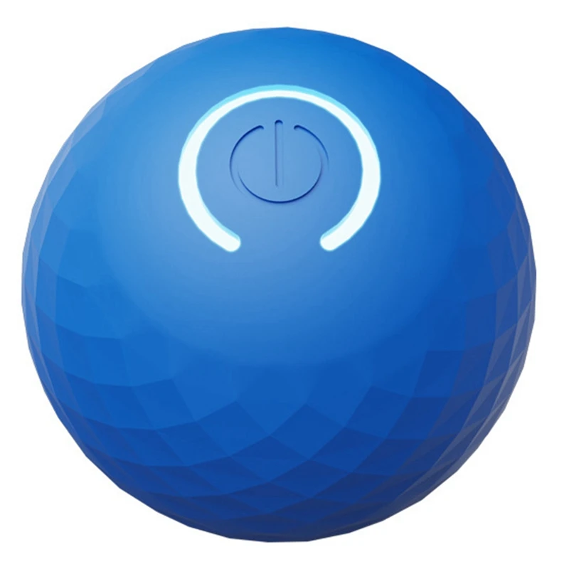 猫用自動ローリングボール,インテリジェントインタラクティブ犬のおもちゃ,充電式ペット強化おもちゃ,咬傷に強い