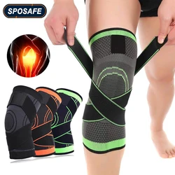 1/2PCS Sport Knee Support Compression Sleeves Joint Pain Arthritis Relief Running Fitness Elastic Wrap Brace Knee Pad Men Women