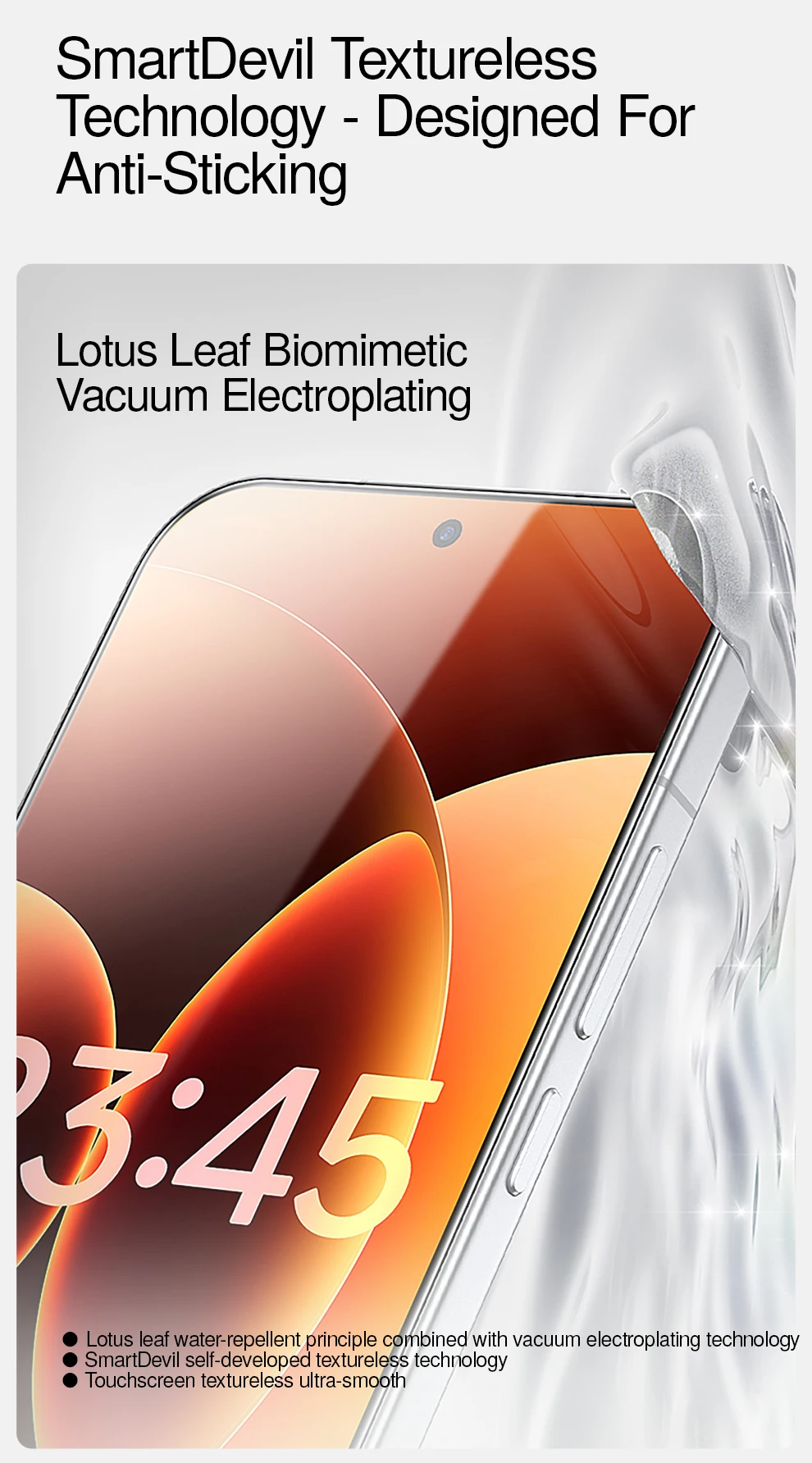 SmartDevil Tempered Glass for Xiaomi POCO F8 Pro F7 F5 F6 X7 Pro F4 Screen Protector for Poco X8Pro Max HD Protective Glass Film