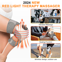 Air Compression Electric Leg Joint Heating Infrared Heat Vibration Massager Knee Pad Pain Relief Intelligent Knee Pad Massager
