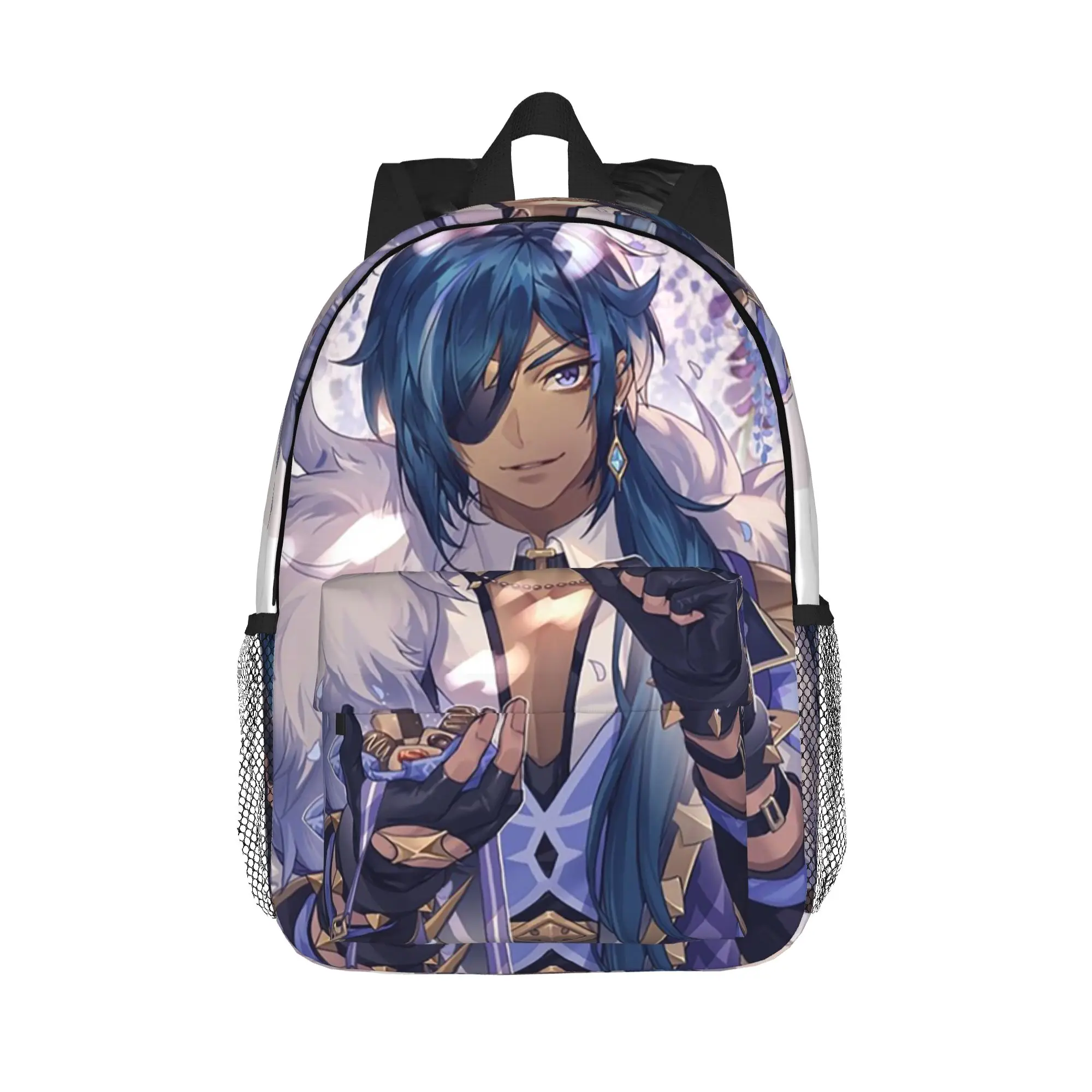 Kaeya Game Genshin Impact Anime Backpack Hot Sale Daypack Large Capacity Boy Girl BookBag Shoulder Bags for Men Women School Bag