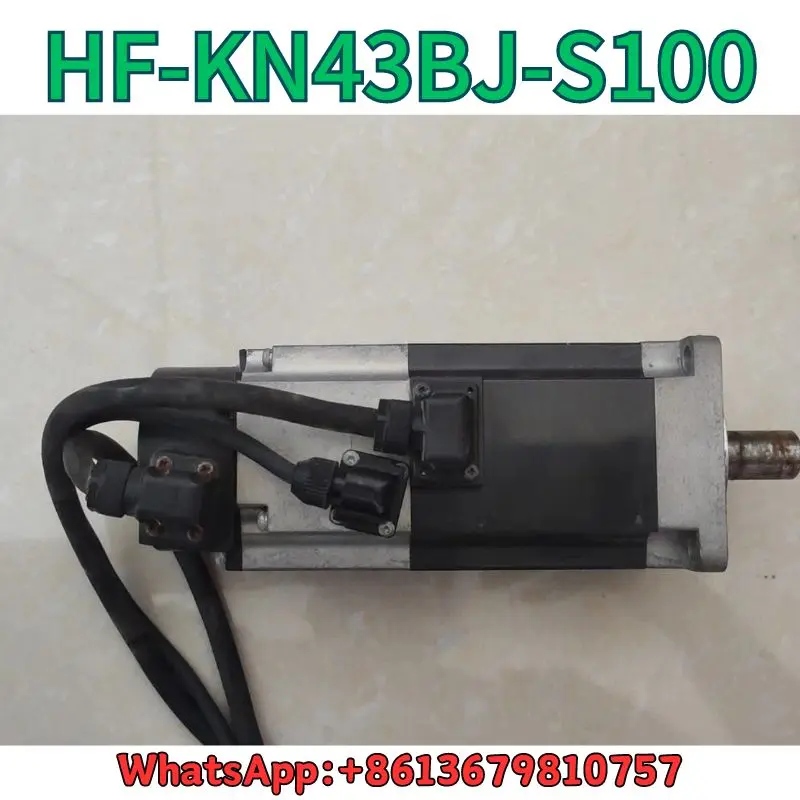 second-hand Motor HF-KN43BJ-S100 400W test OK Fast Shipping