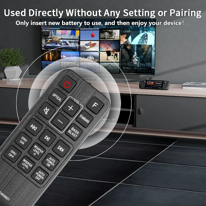 อาเคบี 74935621   โคฟ 33552424   สําหรับ LG การเปลี่ยนรีโมทคอนโทรลสําหรับ LG Soundbar SJ2 SPJ2BW SPJ2B-W SJ2.AEUSLLK SJ2.DEUSLLK