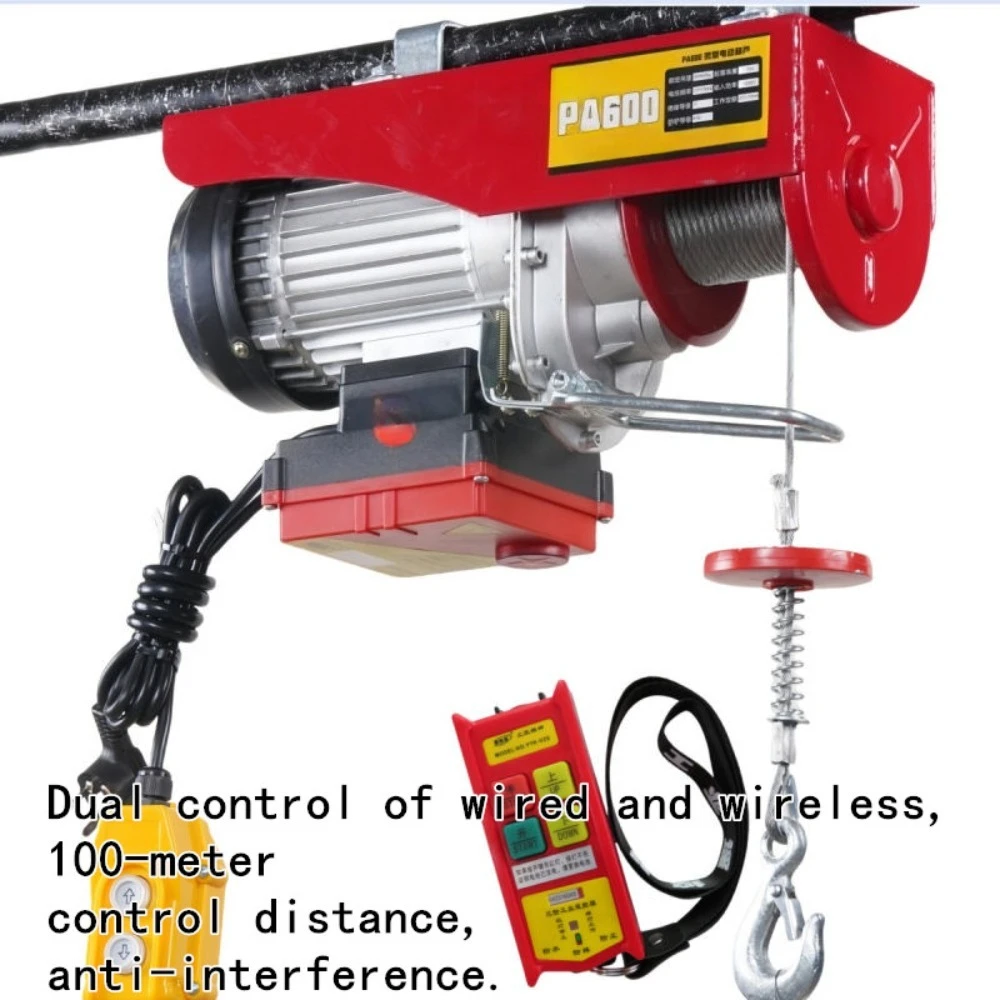 China factory CE certified 200-1500kg mini electric hoist crane with wireless remote control | 110V/220V