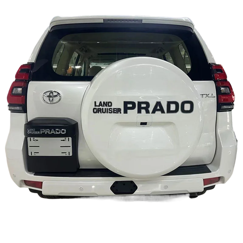 2010-2023 Toyota Prado Spare Tire Cover Domineering Rear Hanging Spare Tire Shell Decorative Strip Spare Tire Light