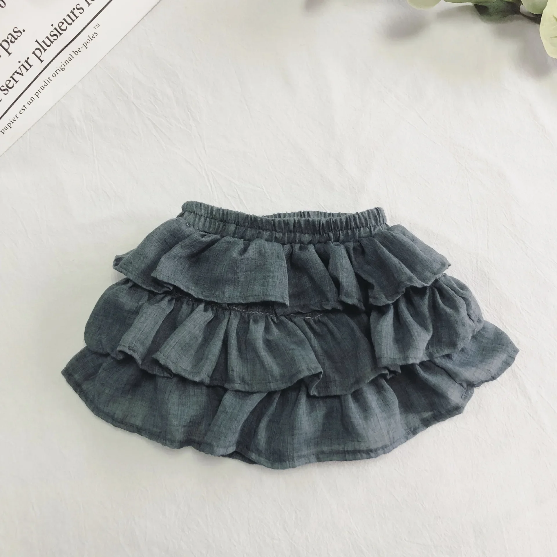 HoneyCherry New Skirt Shorts Korean Pure Color Thin Cotton Short Pants Girls Toddler Girl Shorts Girls Summer Shorts