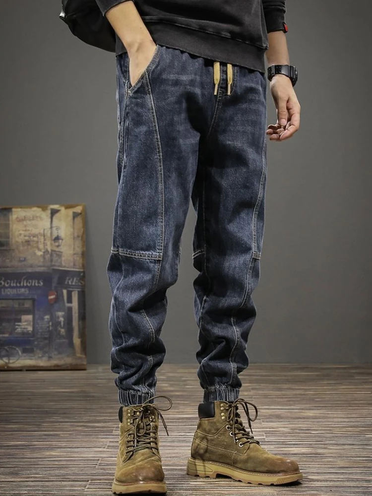 Loose Tapered Man Cowboy Pants Harem Jeans For Men Baggy Y 2k Vintage Stylish 2024 Korean Autumn Trousers Promotion Hot Cheap Xs