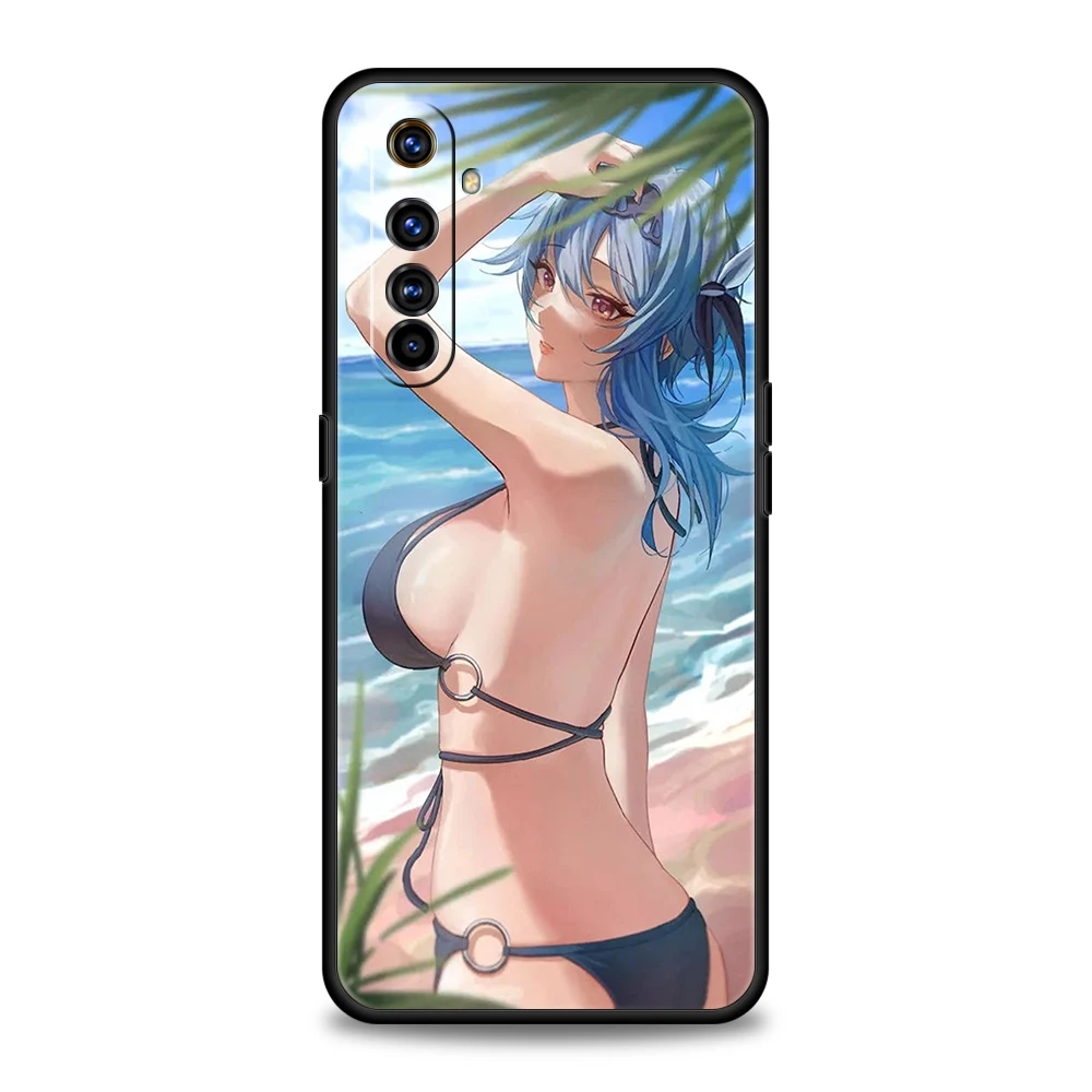 Genshin Impact Hentai Sexy Phone Case for Oppo A17 A12 A57 A74 A16 Find X5 X6 A52 A53 A54 A15 Reno 6 Z 7 Pro A9 5G Silicon Shell