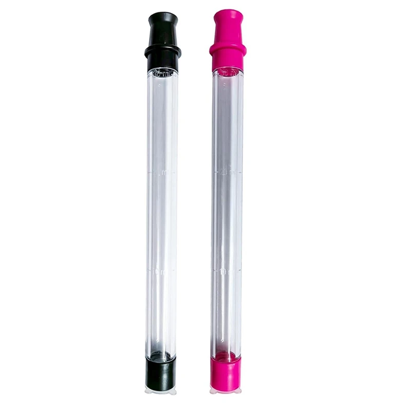 2 Pcs Shot Tube Drinks Straw For Beach Pool, Parties, Fits All Standard Bottles, Tumbler