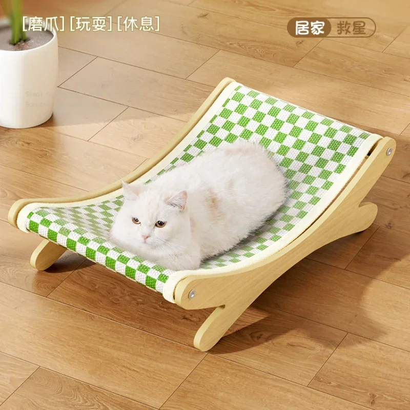 

Universal in all seasons Summer Summer Cat bed Sleeping nest Pet Sleeping Kitten Removable sisal cat scratching board