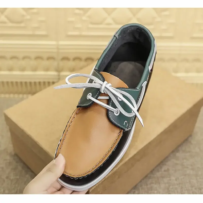 Luxury Genuine Leather Loafers Men Moccasin Driving Shoes Causal Men Shoes Footwear Docksides Classic Boat Shoes