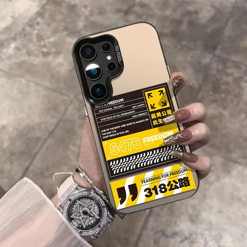 

Creativity Luxury Pattern Phone Case For Samsung Galaxy S25 S24 S23 S22 S21 Ultra Plus FE A34 A54 A53 A52 A36 A35 A15 A16 Cover