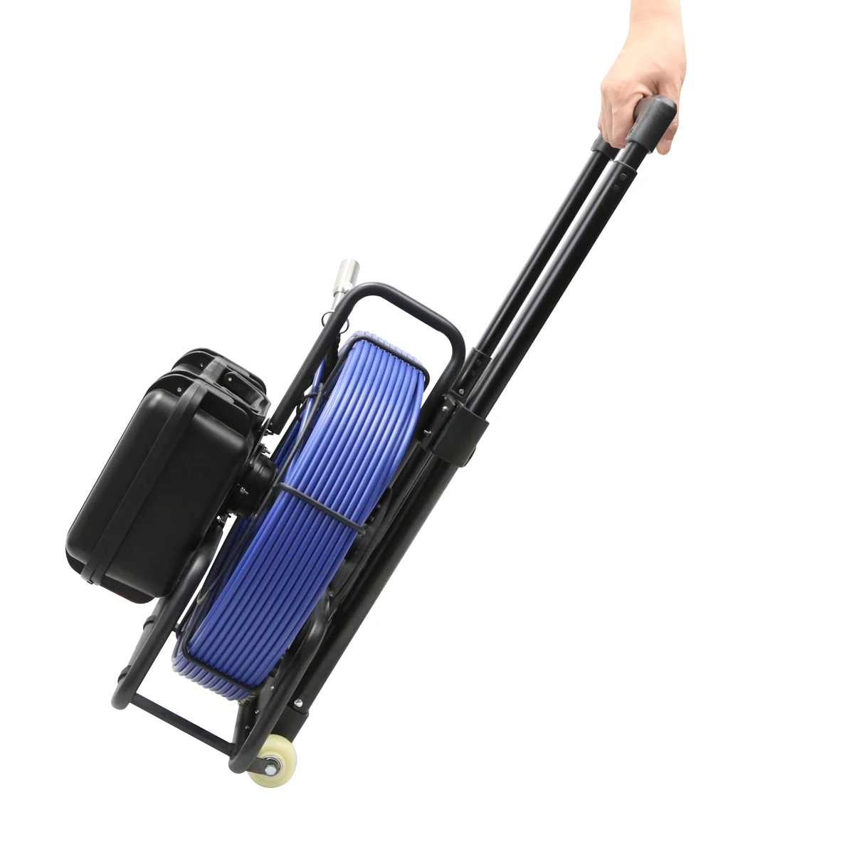 Kamera inspekcyjna do rur z rejestratorem DVR karta FT 8 GB, kabel 7 MM spustowy kanalizacji endoskop przemysłowy IP68 8500MHA bateria 20/30/50M