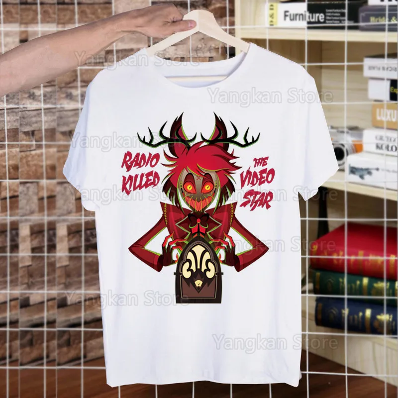 

Футболка RADIO DEMON, мужские рубашки, качественные летние топы, футболки с короткими рукавами, футболки