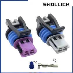 1 Set Delphi 2 Pin 1.5mm GM LS ECT Waterproof Sensor Plug Female Auto Connector Include The Terminal And Seal 15449028 15449027