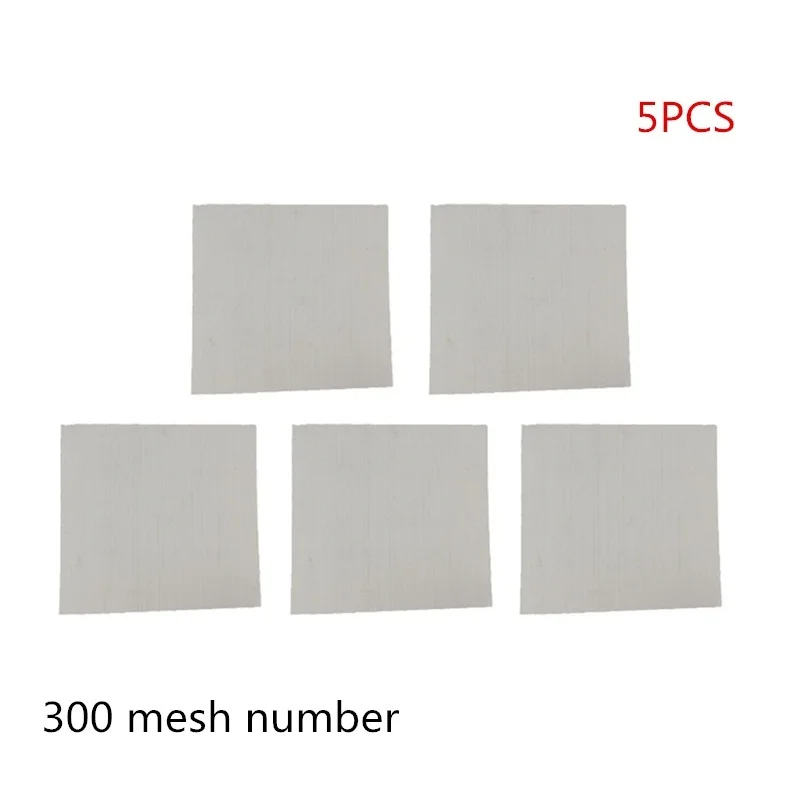 316 aço inoxidável Mesh, acessórios autênticos, 5 pcs