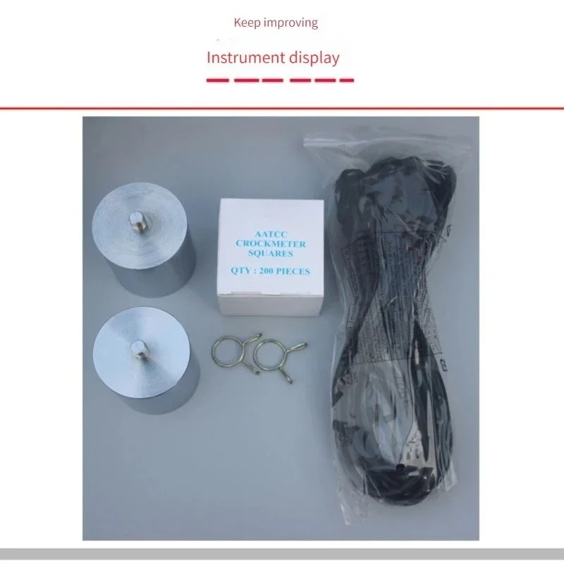 New Double Station Electric Friction Dyeing Fastness Tester Leather Cloth Textile Printing And Dyeing Decoloration Tester