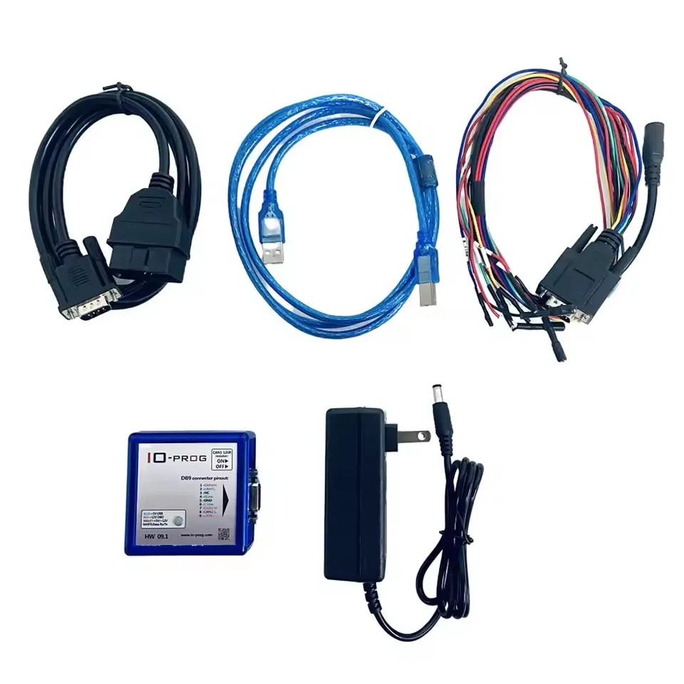 

IO-PROG New License Added PSA BSI With Board Support Old IOPRG ECU BCM TCM EPS K-line And CAN Support BD9 And OBD TOOL IO PROG