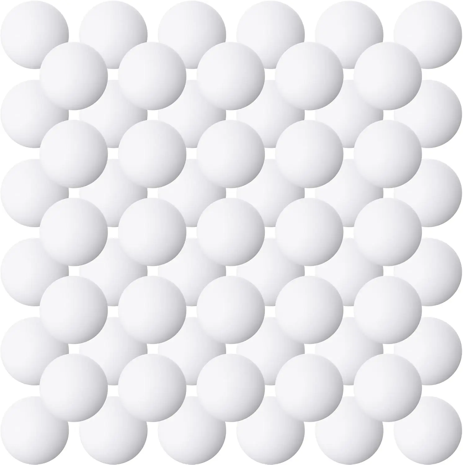 

500 штук белых пластиковых шариков диаметром 40 мм для игр в бассейне, украшения вечеринок и спортивных мероприятий