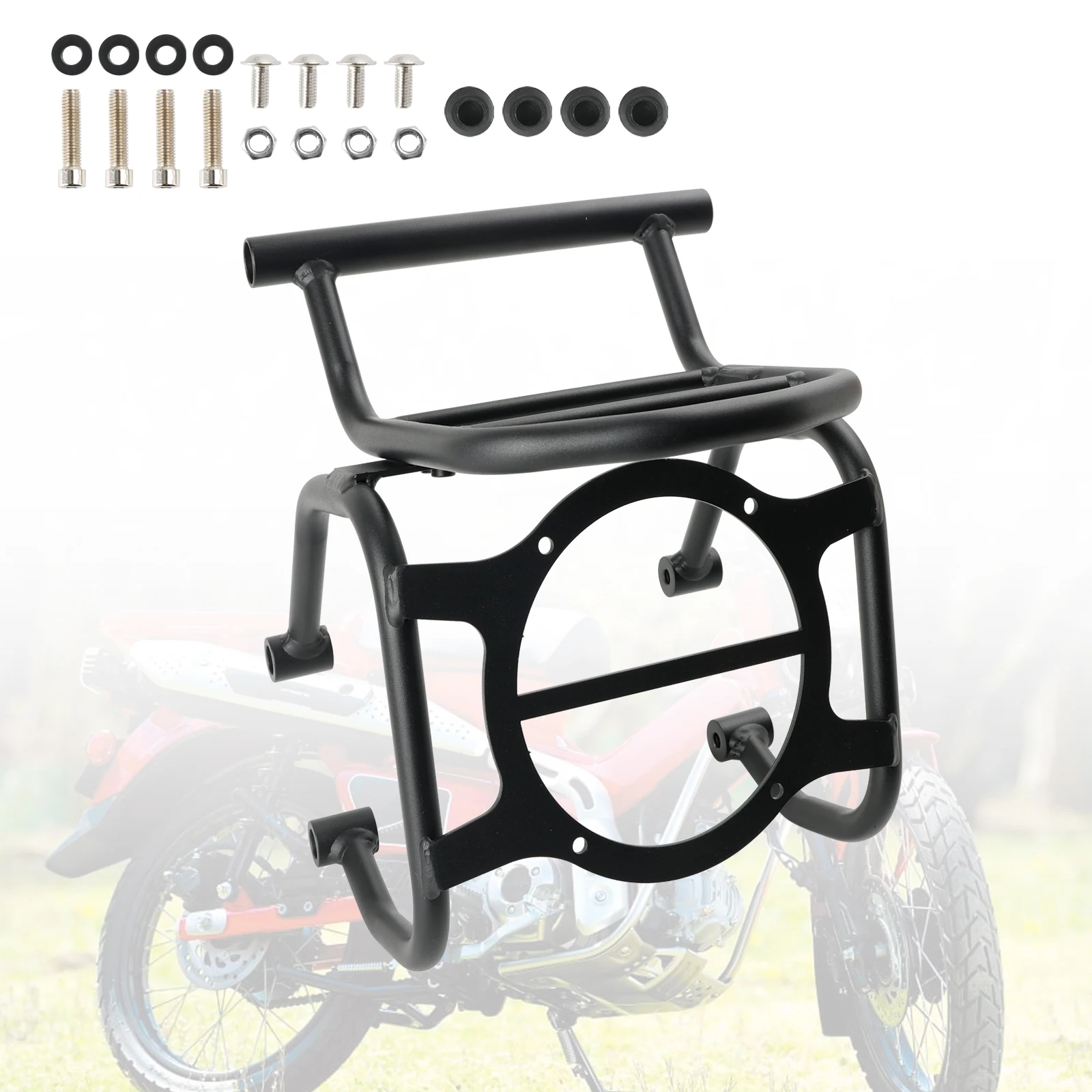 Front Rack Carrier & Headlight Guard Kit for Honda Ct125 Huntercub 125 20-23