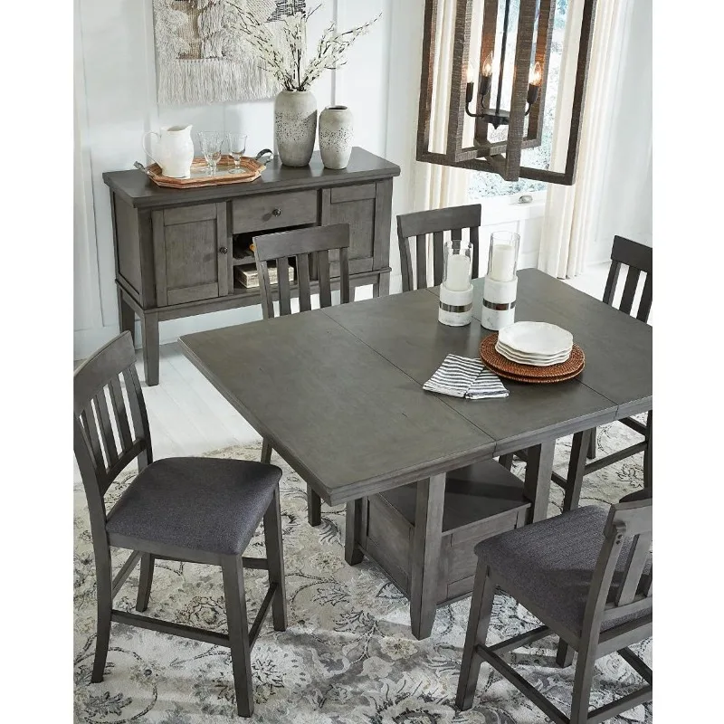 Signature Design by Ashley Modern Farmhouse Counter Height Dining Room Extension Table coffee table living room furniture