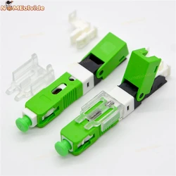 ESC250D Field Mountable Optical Fiber Quick Connector FTTH SC APC Fast Connector Single Mode Low Insertion Loss ≤ 0.3dB