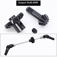 Newest MN98 MN99s Gen2 MN82S MN78 Steel Helical Bevel Axle Gear 9T/20T Drive Shaft Gear Set 4mm Output For 1/12 MN99S 2nd Parts