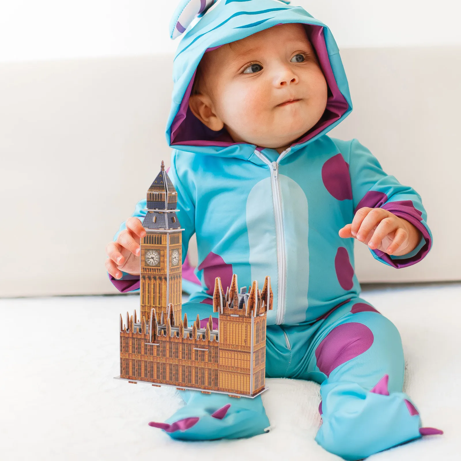 

Набор 3D-пазлов из бумаги для самостоятельной сборки: идеальный развивающий конструктор для детей и взрослых. Известные архитектурные сооружения.