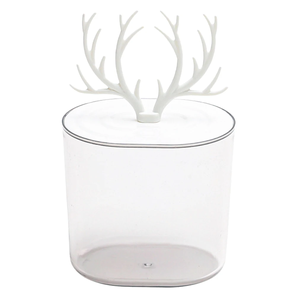 

Makeup Cotton Storage Box Apothecary Jars Clear Lid Jewelry Holder Tool Container Bathroom ganizer Accessories