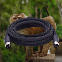 Pro Audio 5-Pin XLR Interconnect - Neutrik Gold Connectors w/Low-Capacitance for HiVi/S880/S201​