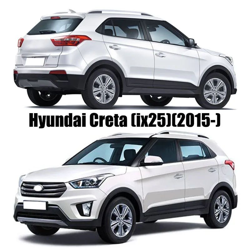 For Hyundai Creta Ix25 2015 2016-2019 Chrome Cup Drink Holder Cover Center Console Gear Trim Surround Frame Molding Garnish Matt