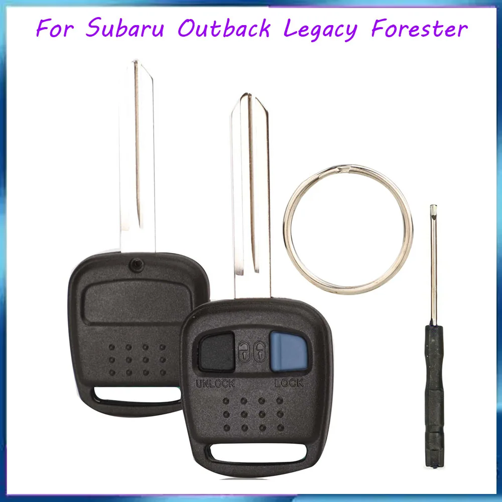 jingyuqin New Replacement Remote Car Key shell Case Cover Fob For Subaru Outback Legacy Forester Impreza Tribeca NSN14