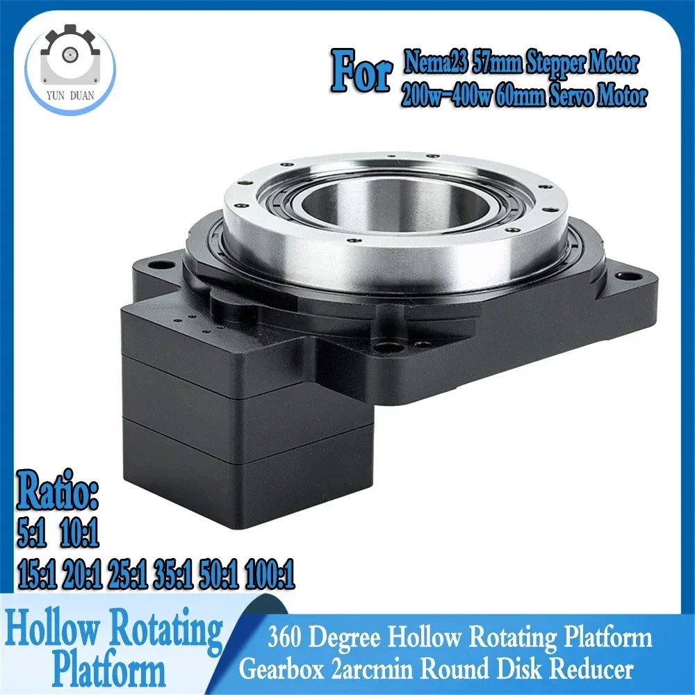 Hollow Rotating Platform Ratio 5-200:1 4 Axis/ 5 Axis/ R Axis High Precision,eplace Cam indexer/ DD motor for Cutting Tables CNC