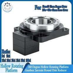 Rapporto piattaforma rotante cava 5-200:1 4 assi/5 assi/asse R alta precisione, eplace Cam indexer/motore DD per tavoli da taglio CNC