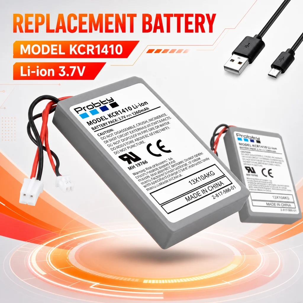 Premium Replacement Battery LIP1522 2000mAh Rechargeable for Sony PS4 Pro Slim Dualshock 4 V1 V2 Controller