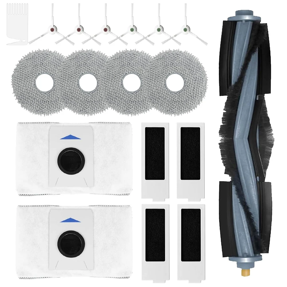 Filters Main Brush Side Brush Mop Cloth Dust Bag Cleaning Brush Kit Replacement Parts For  T20 Vacuum Cleaner Accessories