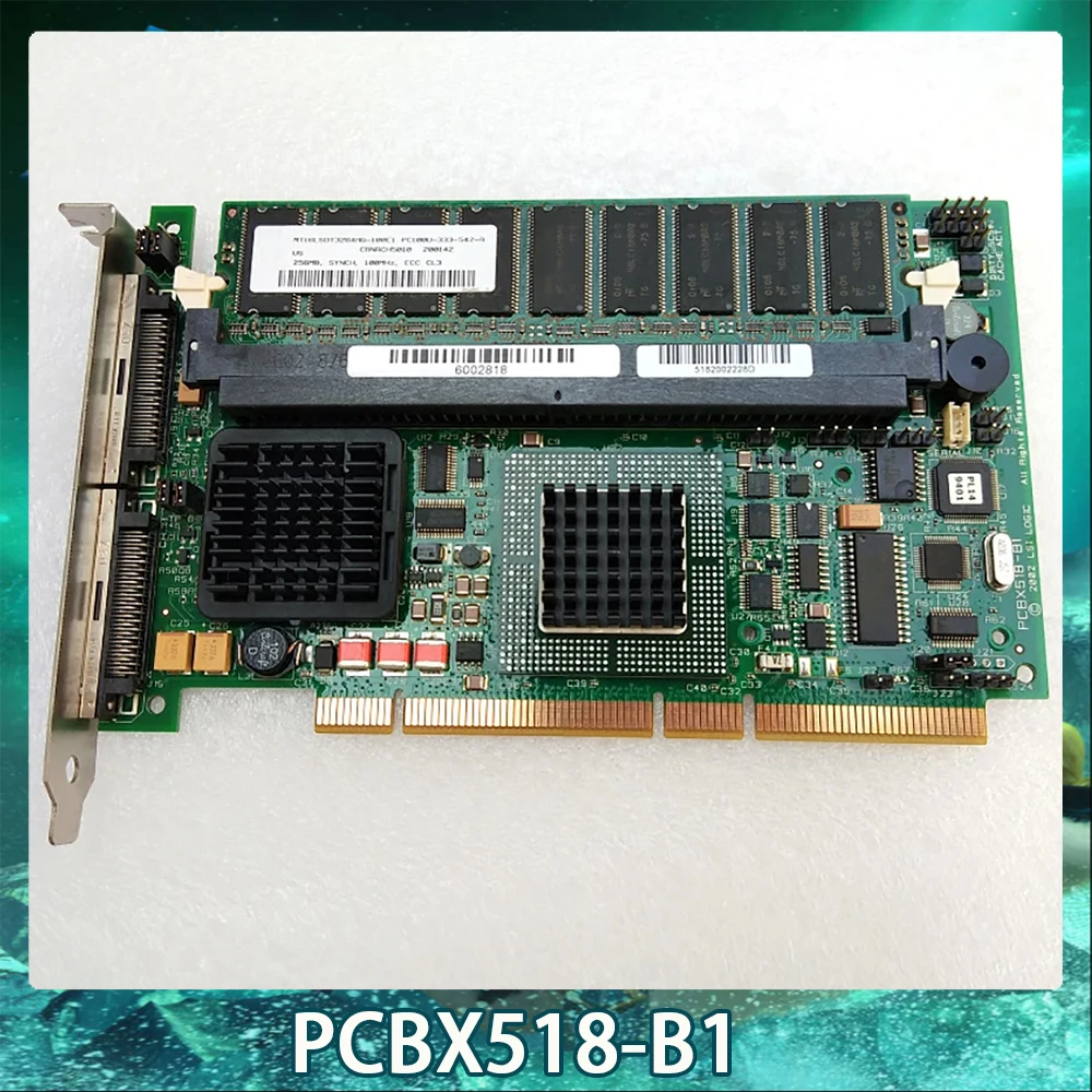 

PCBX518-B1 Logic Dual Channel SCSI Array Card 128M