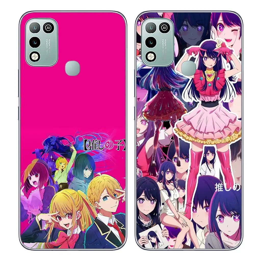 Anime Oshi No Ko Hoshino Ai Rubii Phone for Samsung Galaxy A04 A14 A23 A34 A54 M23 M33 M52 M53 M30S M31 M51 M21 Cover Case