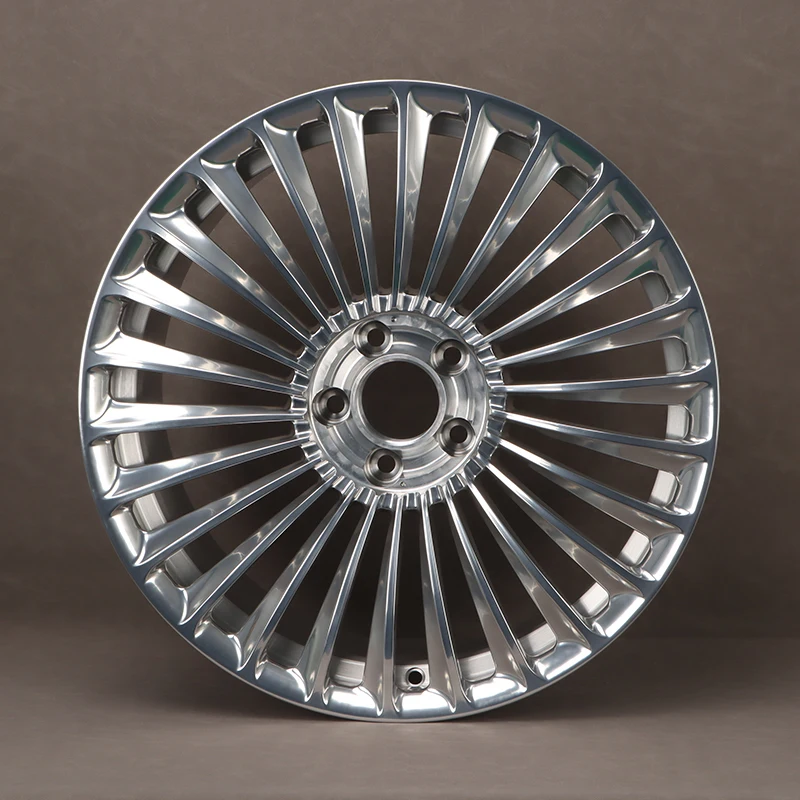 Wangu High Quality Custom Size 18 20 Inch 5x112 Polished Chrome Staggered Rims Forged Aluminum Alloy Wheel for   for