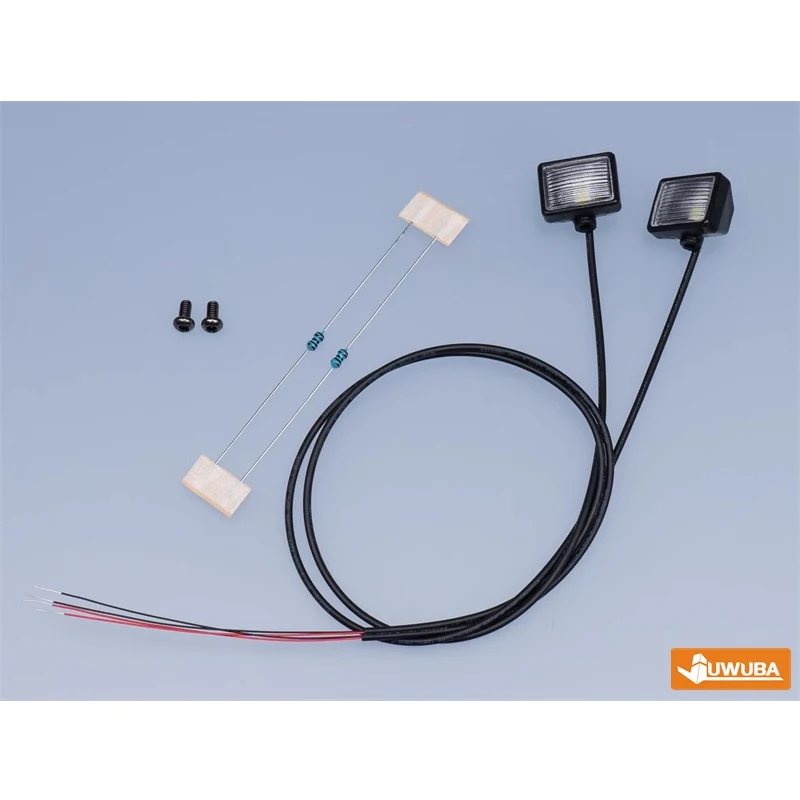 

LED Simulation Spotlight Model Lamp for 1/14 Tamiya RC Truck Car Scania 770S BENZ 3363 VOLVO FH16 MAN Diy Parts Toys