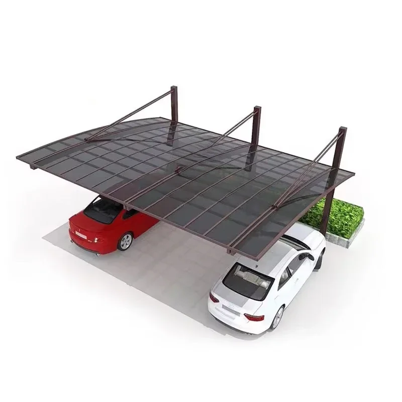 For Outdoor Garden Building Car Port Canopies&Carports, Garages Type Aluminium / Solid PC Car Shelter